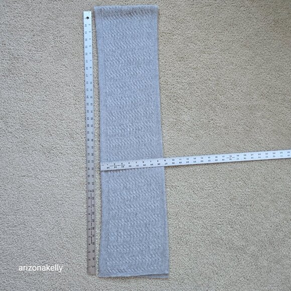 L.L. Bean Cashmere Mini-Cable Knit Scarf - Picture 8 of 8